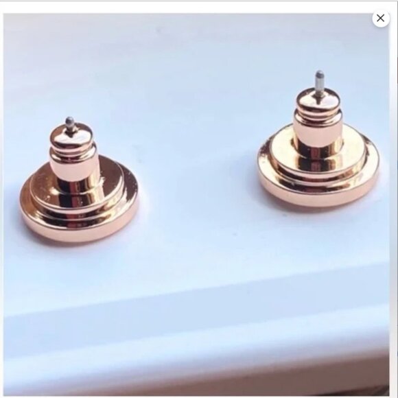 Tory Burch Kira Stud Earring in Rose Gold with Original Dust Bag - Picture 6 of 10